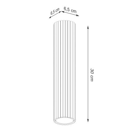 Brilagi - LED spot svjetiljka CRESTO 1xGU10/10W/230V 30 cm crna
