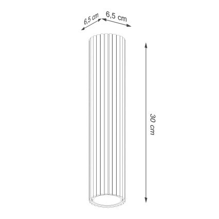 Brilagi - LED spot svjetiljka CRESTO 1xGU10/10W/230V 30 cm zelena