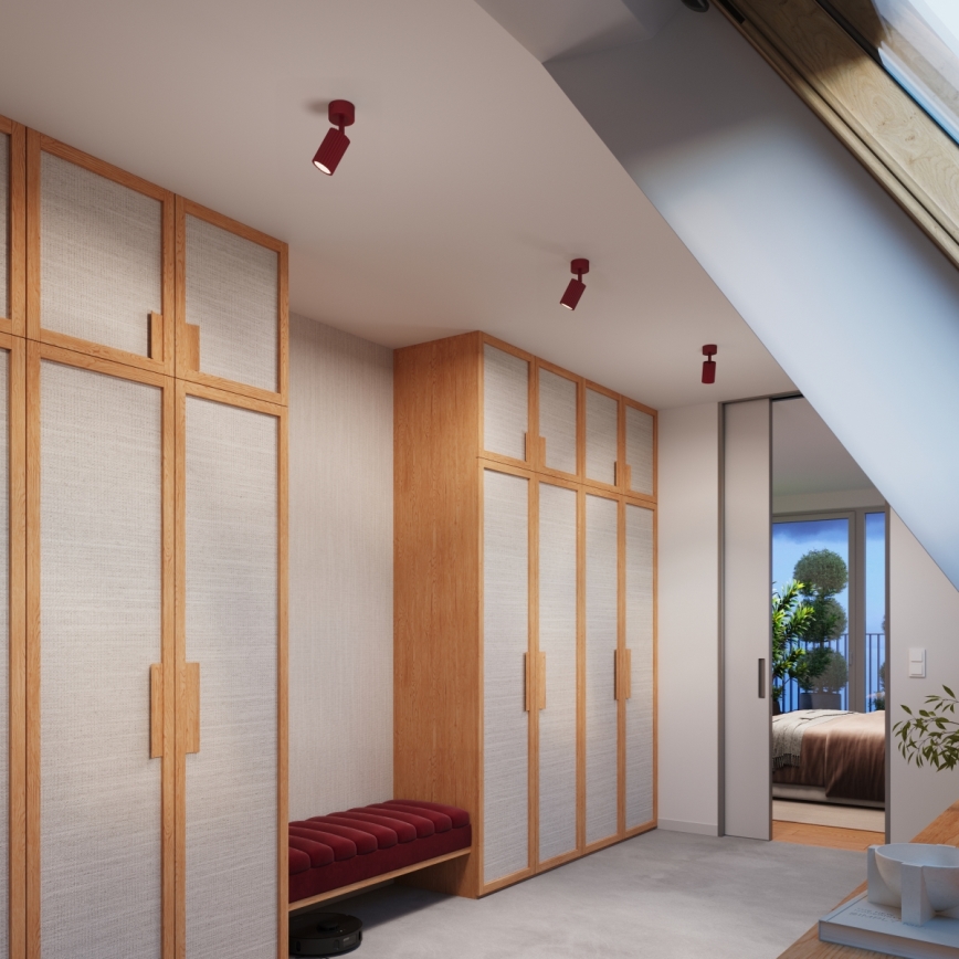 Brilagi - LED spot svjetiljka CRESTO 1xGU10/10W/230V bordo