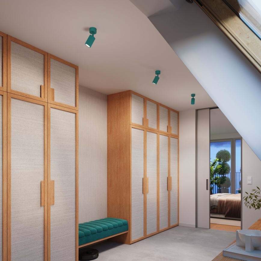 Brilagi - LED spot svjetiljka CRESTO 1xGU10/10W/230V tirkizna