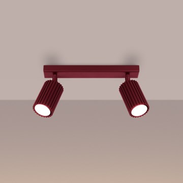 Brilagi - LED spot svjetiljka CRESTO 2xGU10/10W/230V bordo