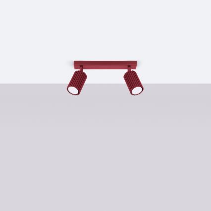 Brilagi - LED spot svjetiljka CRESTO 2xGU10/10W/230V bordo