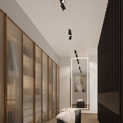 Brilagi - LED spot svjetiljka CRESTO 2xGU10/10W/230V crna