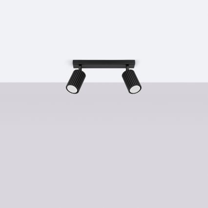 Brilagi - LED spot svjetiljka CRESTO 2xGU10/10W/230V crna