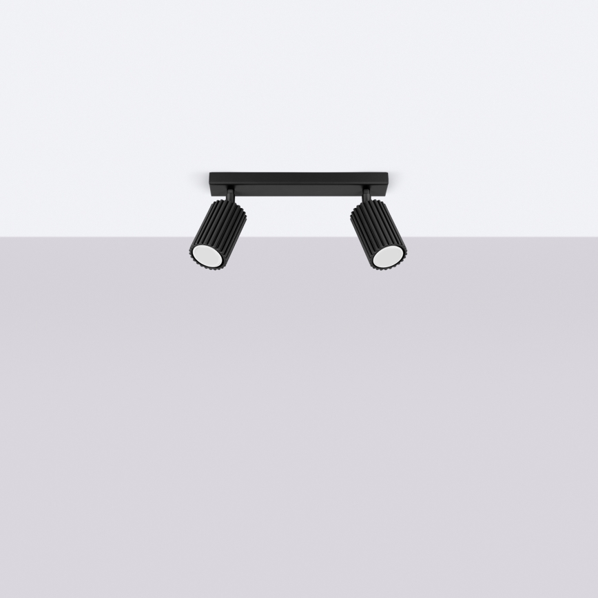 Brilagi - LED spot svjetiljka CRESTO 2xGU10/10W/230V crna