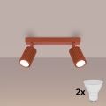 Brilagi - LED spot svjetiljka CRESTO 2xGU10/10W/230V crvena