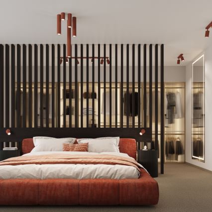 Brilagi - LED spot svjetiljka CRESTO 2xGU10/10W/230V crvena