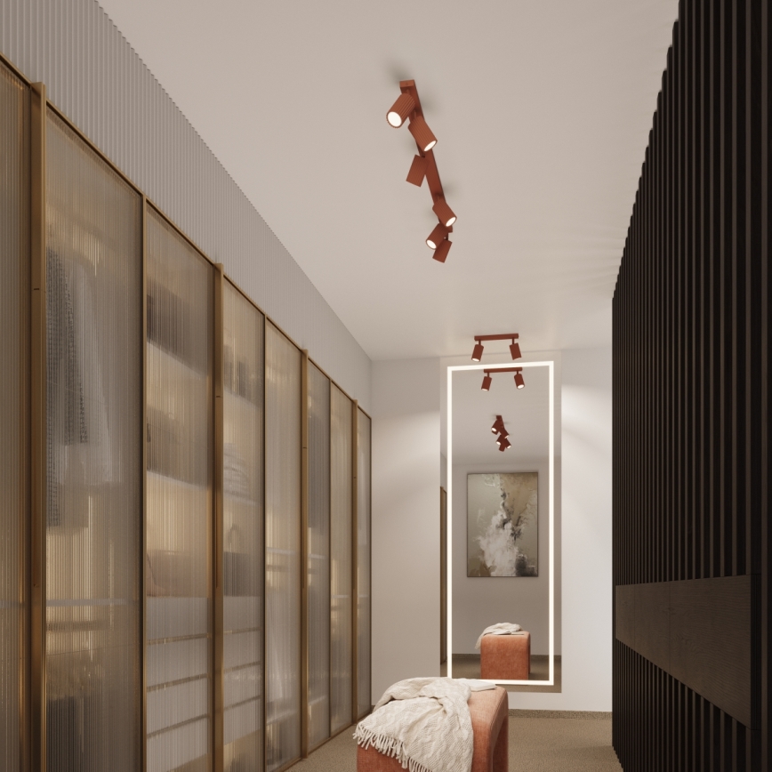 Brilagi - LED spot svjetiljka CRESTO 2xGU10/10W/230V crvena