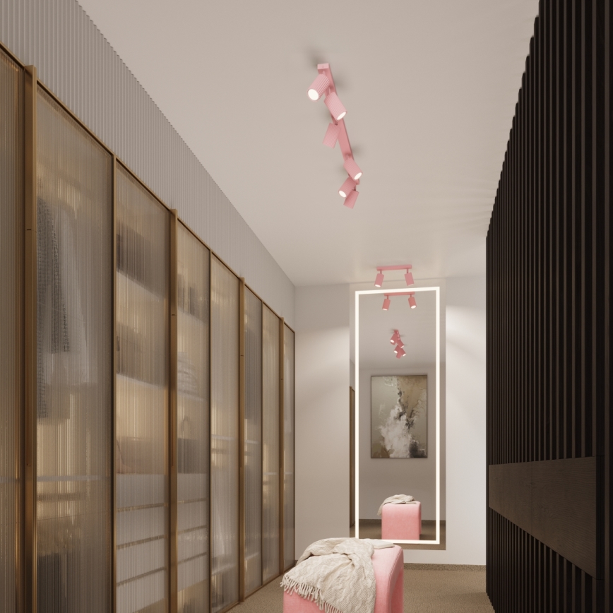 Brilagi - LED spot svjetiljka CRESTO 2xGU10/10W/230V ružičasta