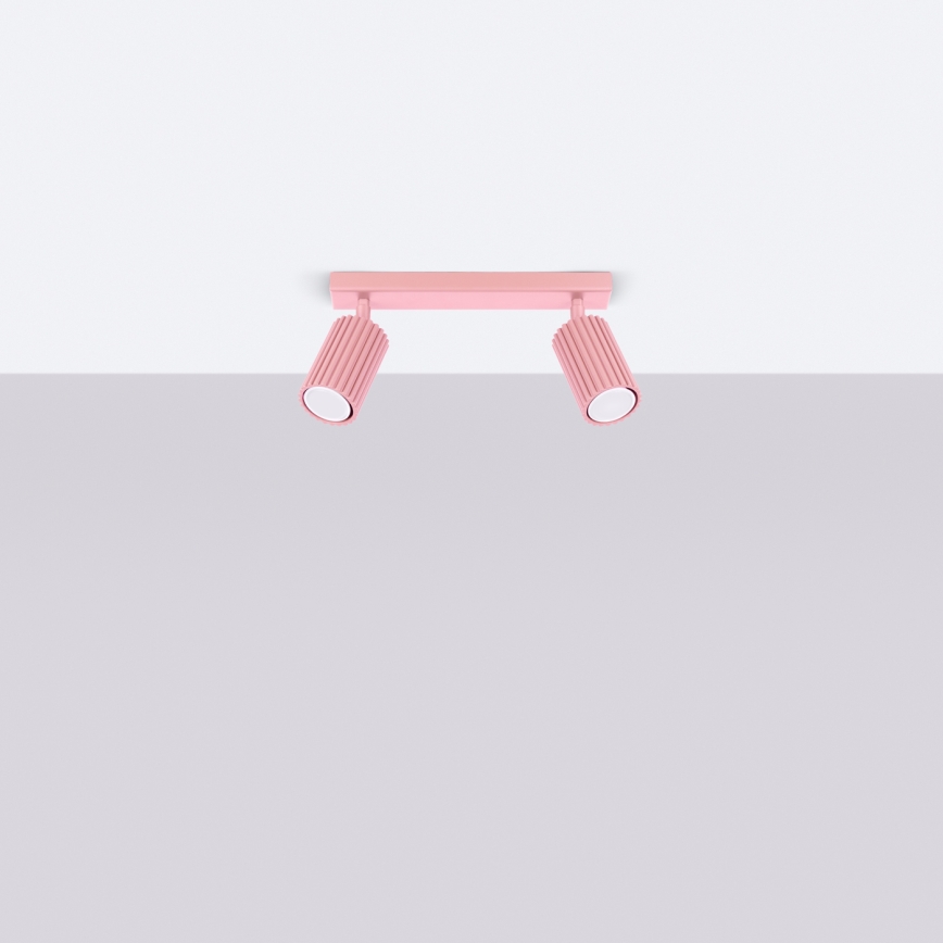 Brilagi - LED spot svjetiljka CRESTO 2xGU10/10W/230V ružičasta