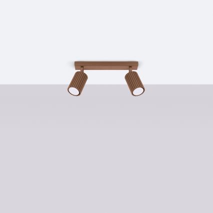 Brilagi - LED spot svjetiljka CRESTO 2xGU10/10W/230V smeđa