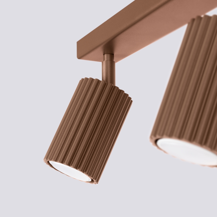 Brilagi - LED spot svjetiljka CRESTO 2xGU10/10W/230V smeđa