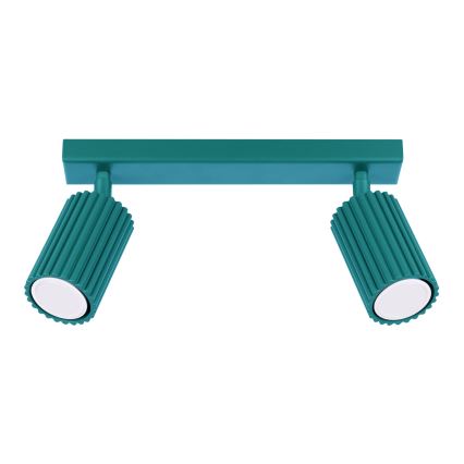 Brilagi - LED spot svjetiljka CRESTO 2xGU10/10W/230V tirkizna