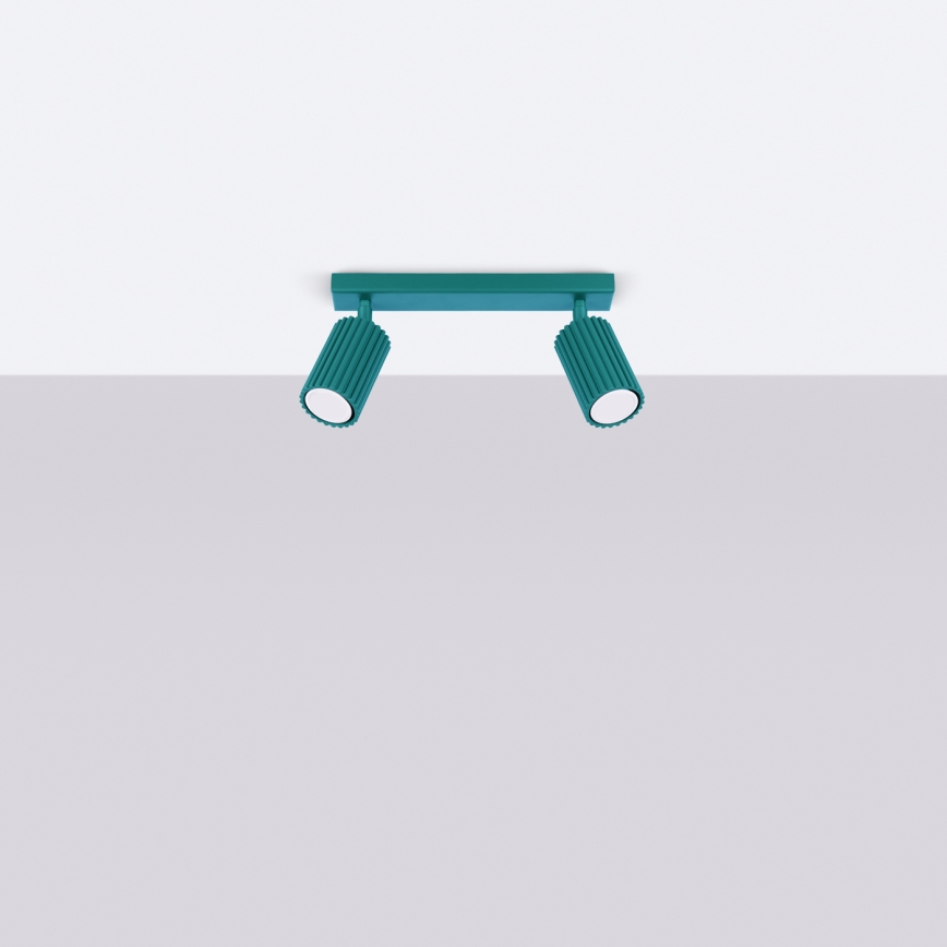 Brilagi - LED spot svjetiljka CRESTO 2xGU10/10W/230V tirkizna