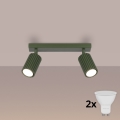 Brilagi - LED spot svjetiljka CRESTO 2xGU10/10W/230V zelena
