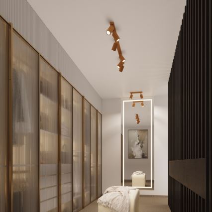 Brilagi - LED spot svjetiljka CRESTO 2xGU10/10W/230V zlatna