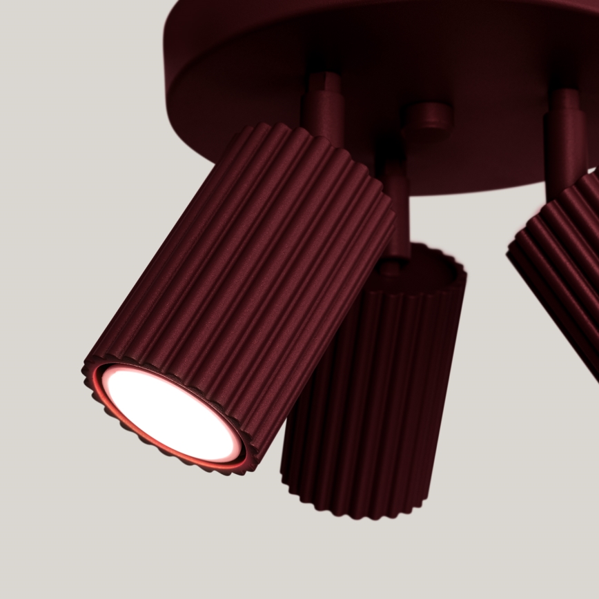 Brilagi - LED spot svjetiljka CRESTO 3xGU10/10W/230V burgundska