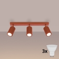 BRILAGI - LED spot svjetiljka CRESTO 3xGU10/10W/230V narančasta