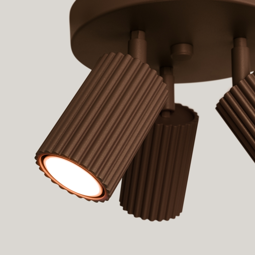 Brilagi - LED spot svjetiljka CRESTO 3xGU10/10W/230V smeđa