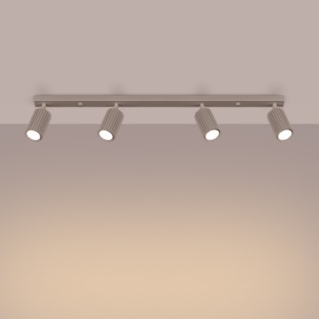 Brilagi - LED spot svjetiljka CRESTO 4x GU10/10W/230V, taupe