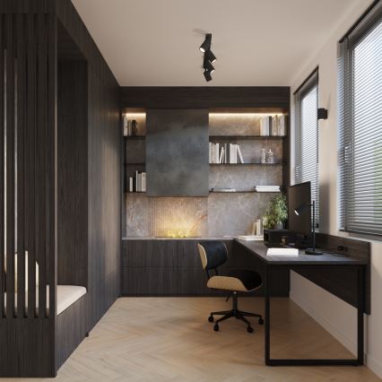 Brilagi - LED spot svjetiljka CRESTO 4xGU10/10W/230V crna