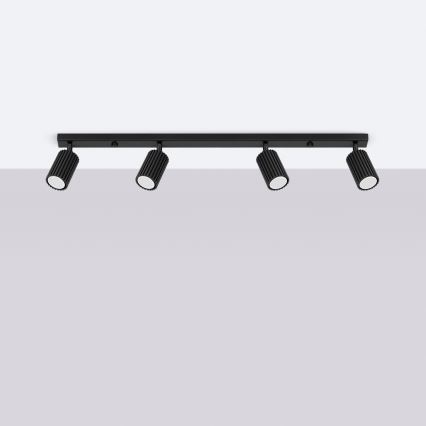 Brilagi - LED spot svjetiljka CRESTO 4xGU10/10W/230V crna