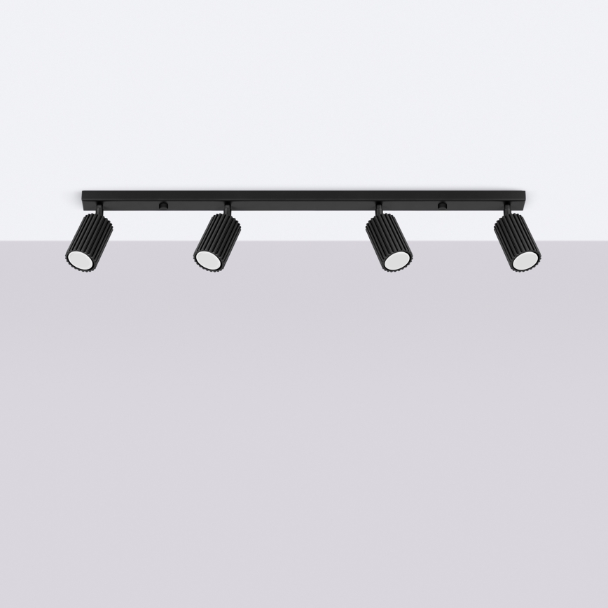 Brilagi - LED spot svjetiljka CRESTO 4xGU10/10W/230V crna