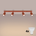 BRILAGI - LED spot svjetiljka CRESTO 4xGU10/10W/230V narančasta