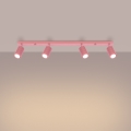Brilagi - LED spot svjetiljka CRESTO 4xGU10/10W/230V ružičasta