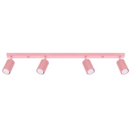 Brilagi - LED spot svjetiljka CRESTO 4xGU10/10W/230V ružičasta