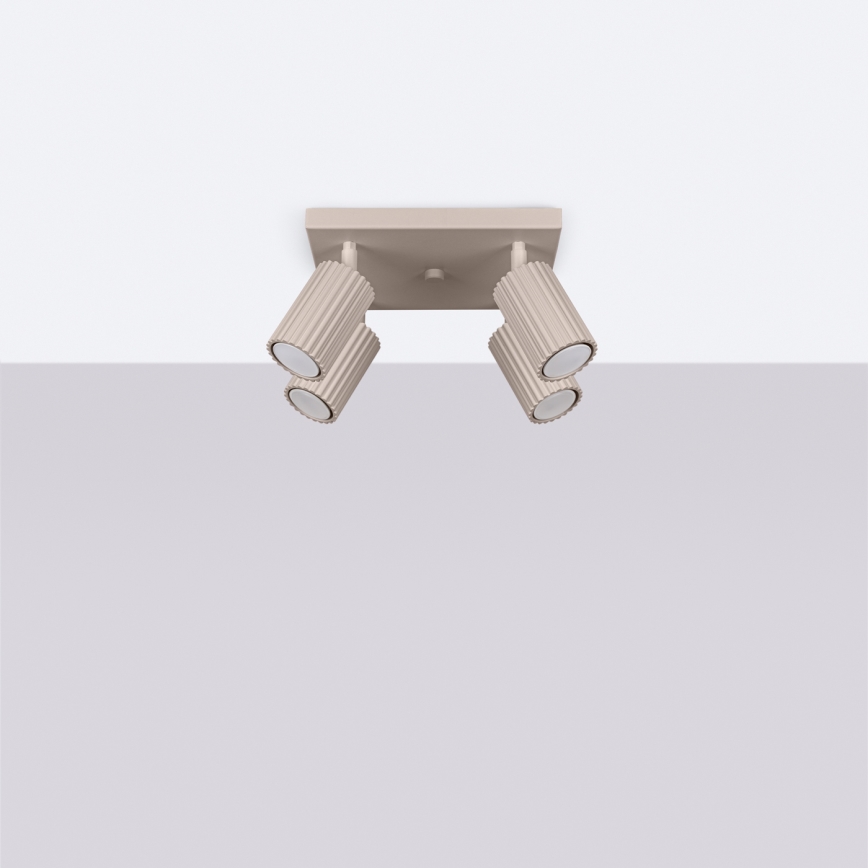 Brilagi - LED spot svjetiljka CRESTO 4xGU10/10W/230V taupe