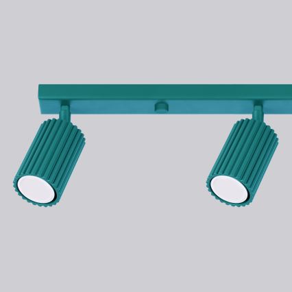 Brilagi - LED spot svjetiljka CRESTO 4xGU10/10W/230V tirkizna