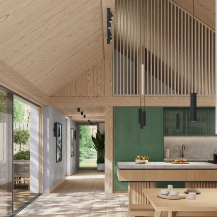 Brilagi - LED spot svjetiljka CRESTO 6xGU10/10W/230V crna