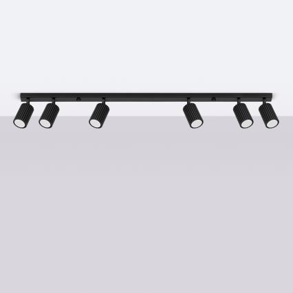 Brilagi - LED spot svjetiljka CRESTO 6xGU10/10W/230V crna