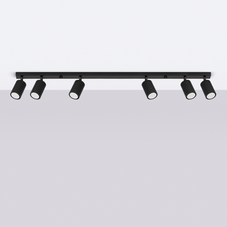 Brilagi - LED spot svjetiljka CRESTO 6xGU10/10W/230V crna