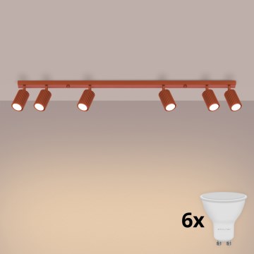 BRILAGI - LED spot svjetiljka CRESTO 6xGU10/10W/230V narančasta