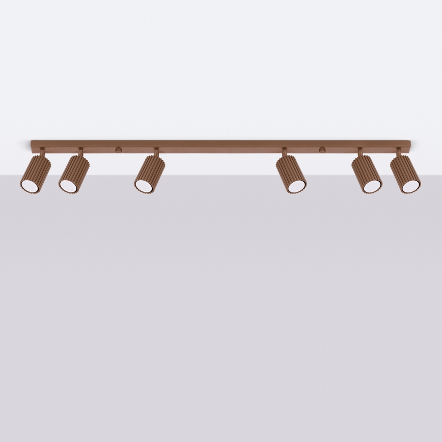 Brilagi - LED spot svjetiljka CRESTO 6xGU10/10W/230V smeđa