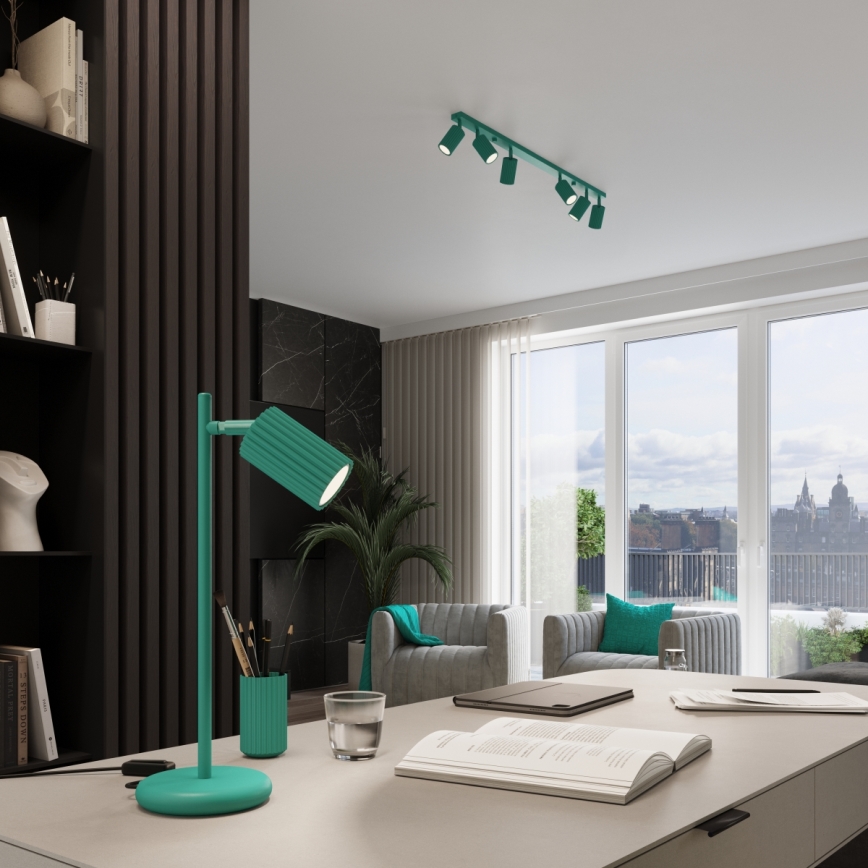 Brilagi - LED spot svjetiljka CRESTO 6xGU10/10W/230V tirkizna