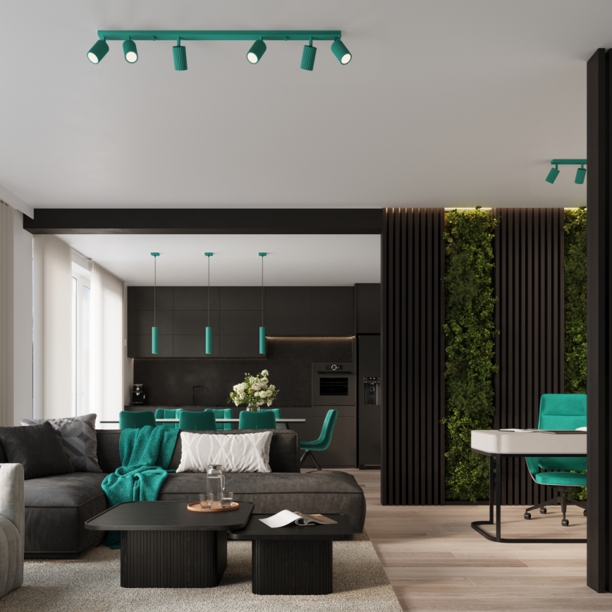 Brilagi - LED spot svjetiljka CRESTO 6xGU10/10W/230V tirkizna