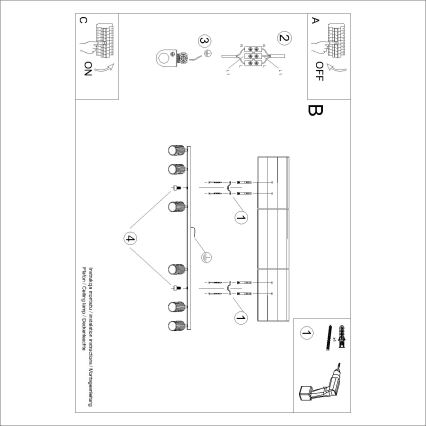 Brilagi - LED spot svjetiljka CRESTO 6xGU10/10W/230V zelena