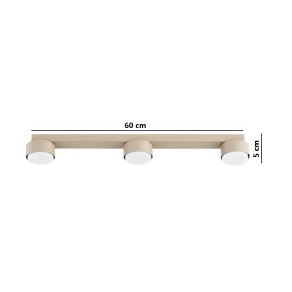 Brilagi - LED spot svjetiljka MONO 3xGX53/30W/230V bež