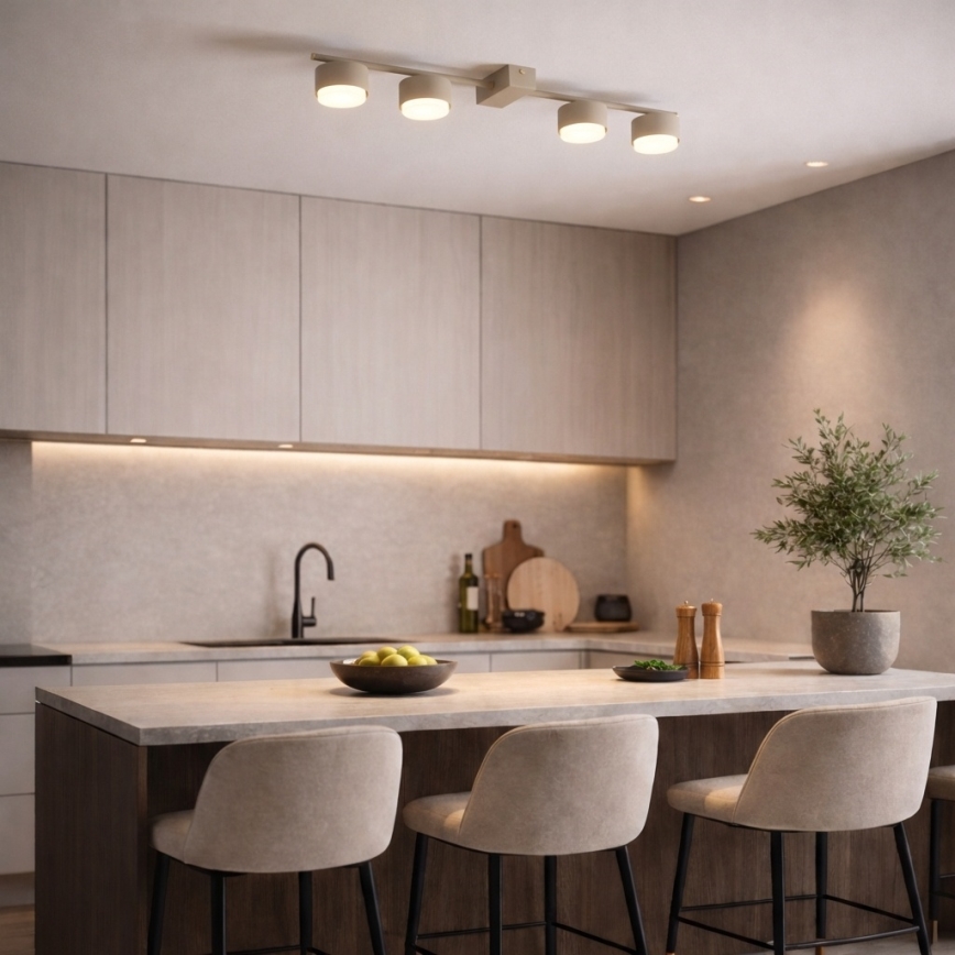 Brilagi - LED spot svjetiljka MONO 4xGX53/30W/230V bež