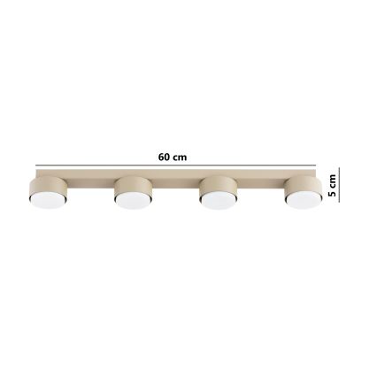 Brilagi - LED spot svjetiljka MONO 4xGX53/30W/230V bež