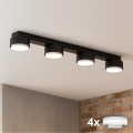 Brilagi - LED spot svjetiljka MONO 4xGX53/30W/230V crna