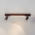 BRILAGI - LED spot svjetiljka SELE 2xGU10/30W/230V + LED/15W crna/dekor trešnje