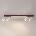 BRILAGI - LED spot svjetiljka SELE 4xGU10/30W/230V + LED/20W bijela/dekor hrasta