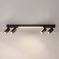 Brilagi - LED spot svjetiljka SELE 4xGU10/30W/230V + LED/20W crna