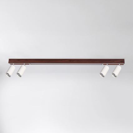 BRILAGI - LED spot svjetiljka SELE 4xGU10/30W/230V + LED/25W bijela/dekor trešnje