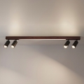 BRILAGI - LED spot svjetiljka SELE 4xGU10/30W/230V + LED/25W crna/dekor trešnje