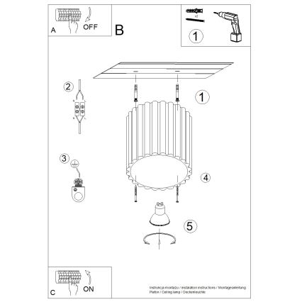 Brilagi - LED spot svjetiljka SFERA 1xGU10/10W/230V Ø 10 cm crvena